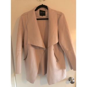 Faux-Suede Pink Coat